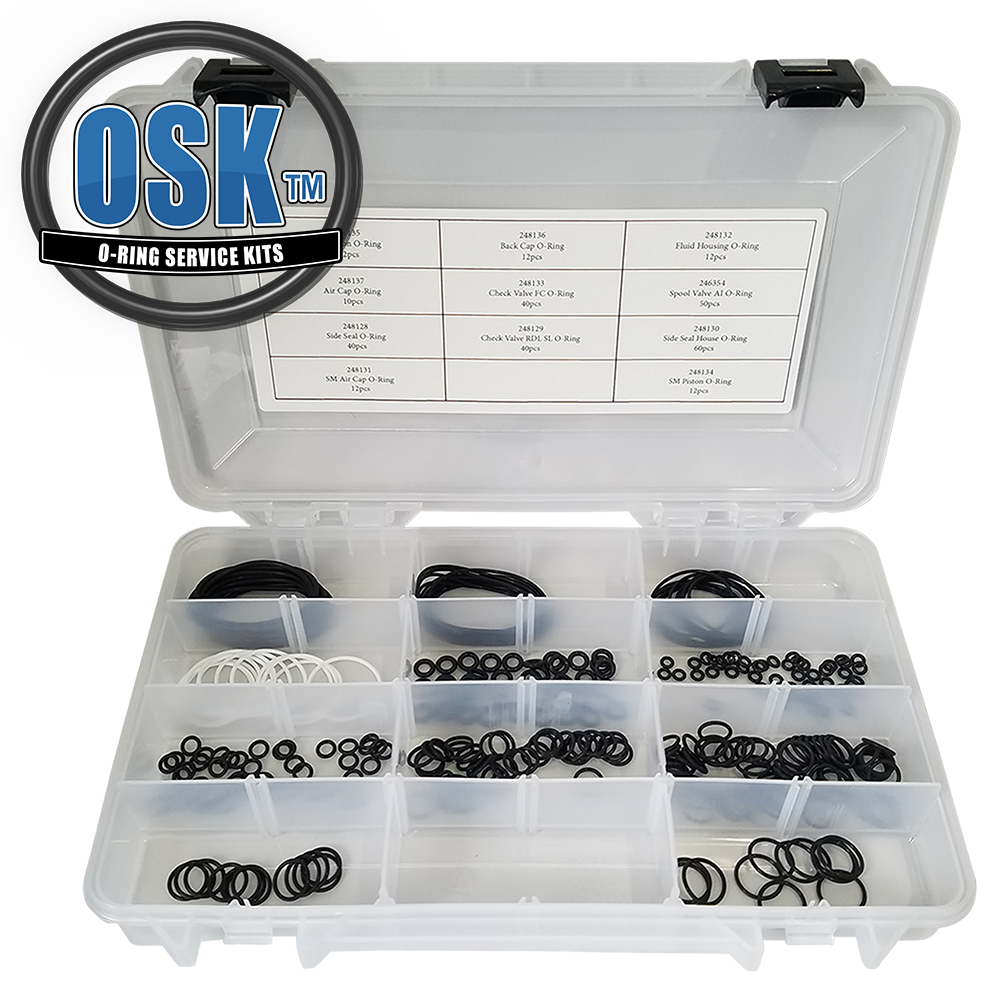 300pc Commercial Grade OSK™ 246355 O-Ring Kit for use with Graco® Fusion®