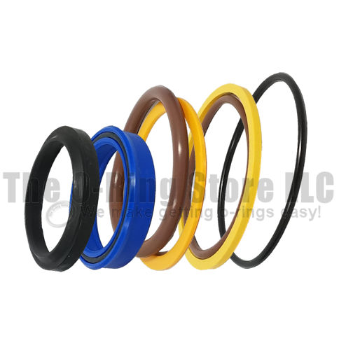 JD-Auto Hydraulic Lift Cylinder Seal Kit For Bobcat - Fits 2" Bore, 1.25" Rod (6803329/7137769)