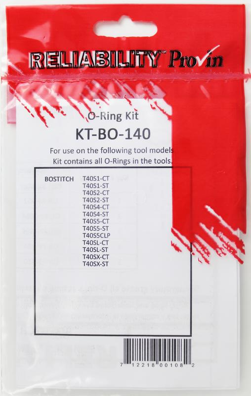 (image for) Reliability Provin O-Ring Kit KT-BO-140 for T40S Bostitch Nailer