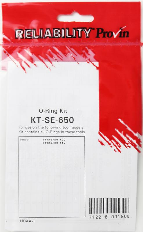 Reliability Provin O-Ring Kit KT-SE-650 for Senco FramePro 600, FramePro 650