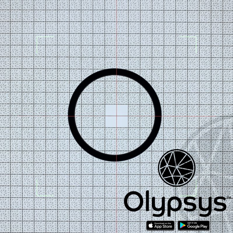 (image for) Olypsys® Pro-Grid A4 (Letter) - For the Olypsys® App 200mm/7-1/2” OD O-Rings