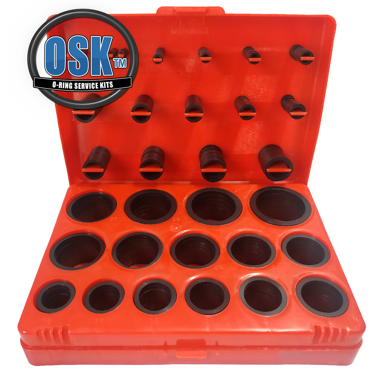 (image for) OSK™ Standard Square Ring Kit Buna-N 70 382pc 30 Sizes