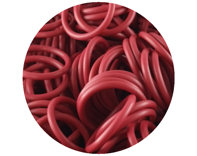 (image for) AS568-901 B70 (NBR) Buna-N Nitrile 70 Duro O-Ring - Red