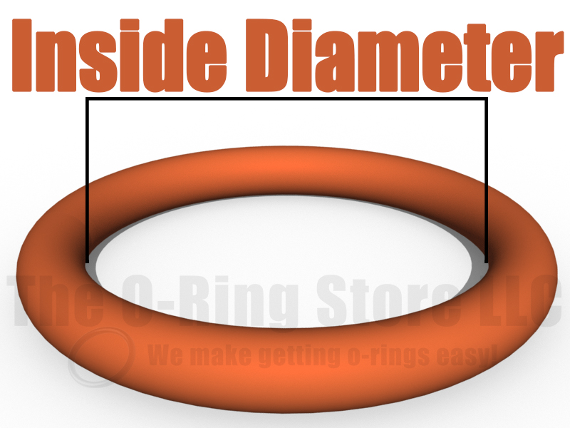 54" to 60" ID X 0.236" (6.00mm) C/S Silicone 70 Duro Vulcanized O-Ring